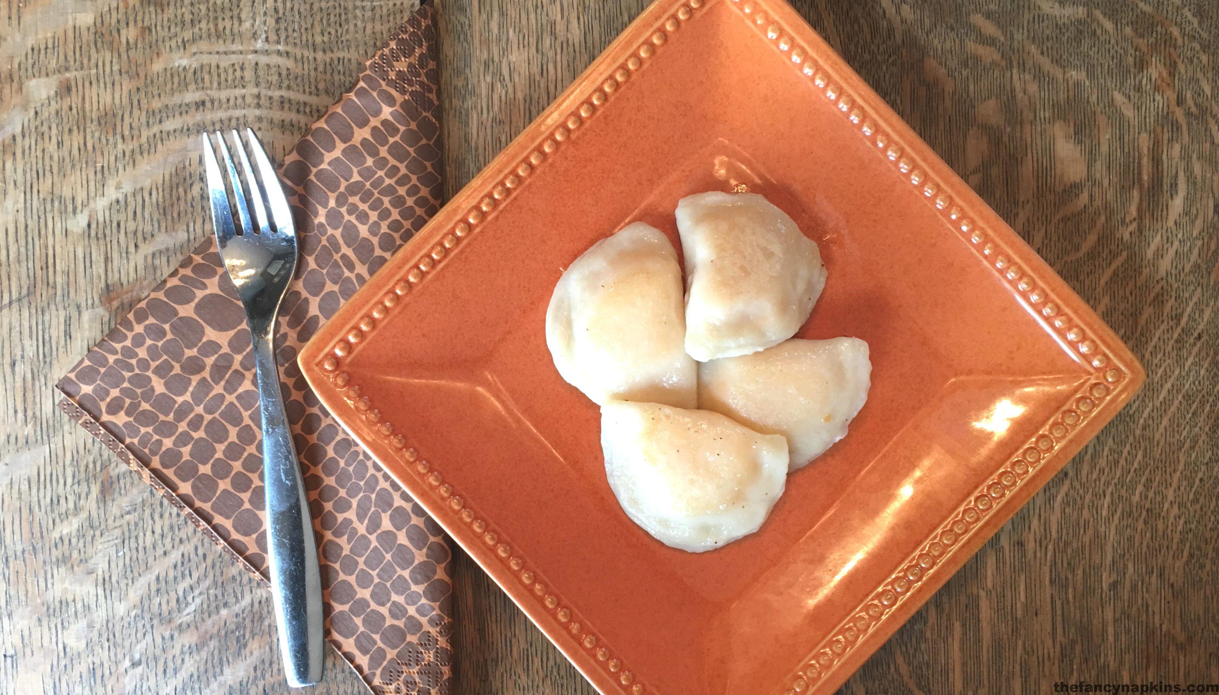 Cheddar and potato perogies